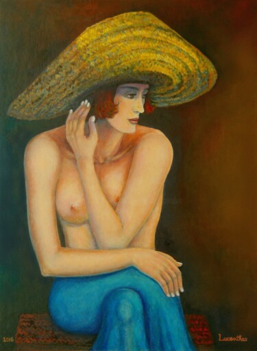 JEUNE FEMME AU SOMBRERO